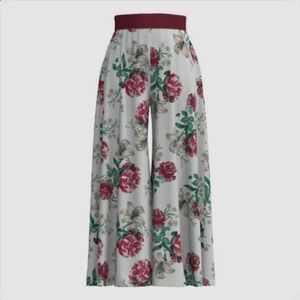 New Nwt Lularoe Carissa Pants Floral Rose 2xl 2x